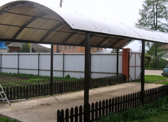 Купить Автомобильный навес для дачи в Москве по цене от 19000 руб. Автомобильный навес для дачи купить Москва