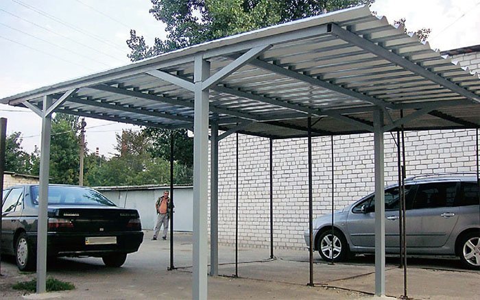 Купить Автонавес из металла в Москве по цене от 14000 руб. Автонавес из металла купить Москва