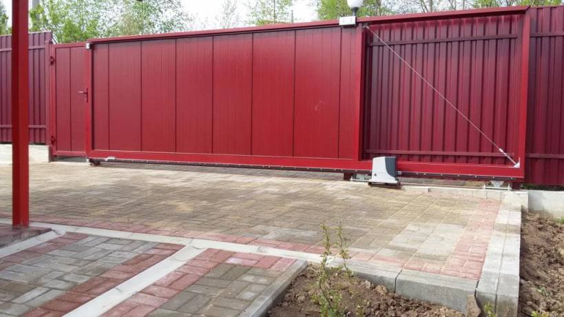 Купить Ворота откатные в Москве по цене от 8000 руб. Ворота откатные купить Москва